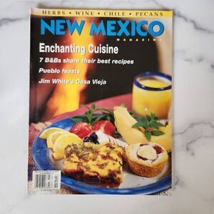New Mexico enchanted cuisine magazine vintage 90s recipe southwestern cooking